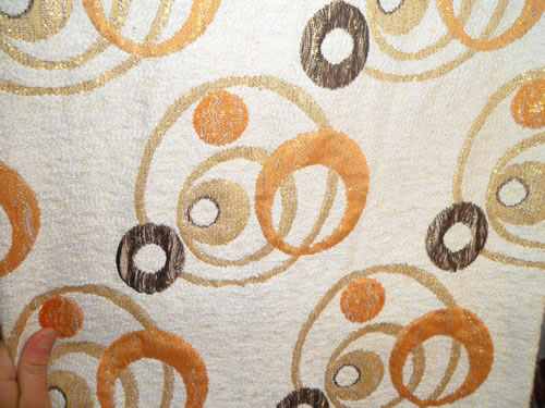 sofa cloth,with gold thread