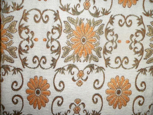sofa cloth,with gold thread