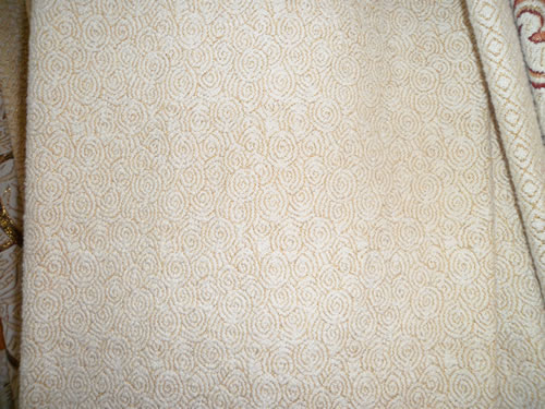 sofa cloth,with gold thread