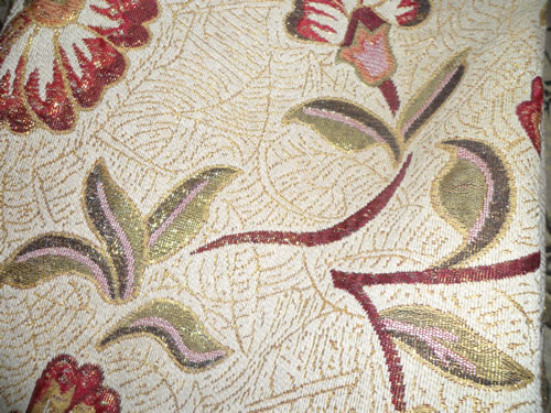 sofa cloth,with gold thread