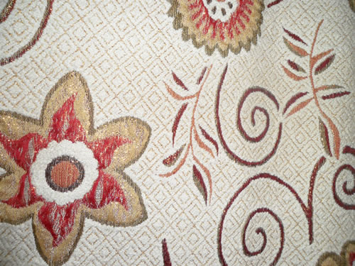 sofa cloth,with gold thread