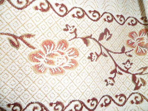 sofa cloth,with gold thread