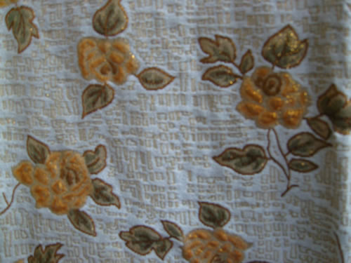 sofa cloth,with gold thread