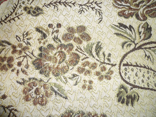 sofa cloth,with gold thread