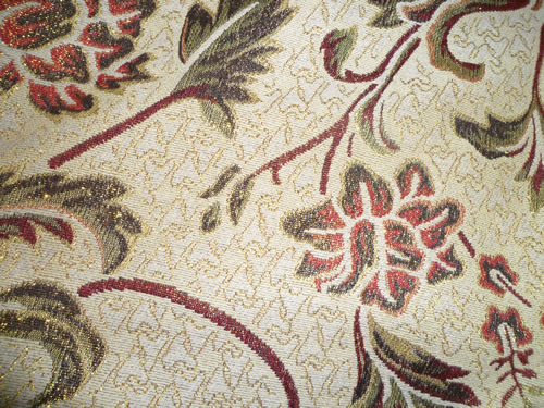 sofa cloth,with gold thread