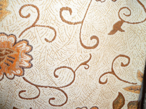 sofa cloth,with gold thread