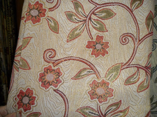 sofa cloth,with gold thread