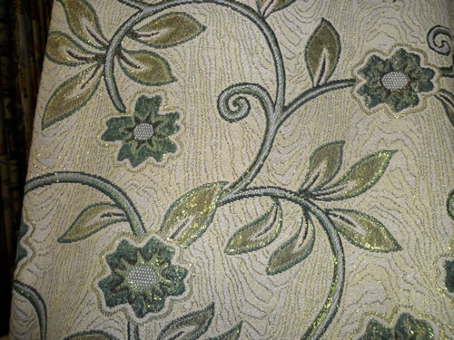 sofa cloth,with gold thread