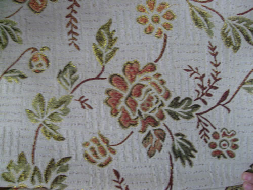 sofa cloth,with gold thread