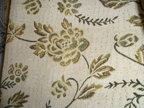 sofa cloth,with gold thread
