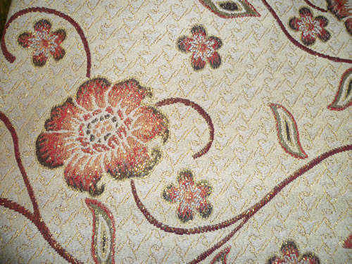 sofa cloth,with gold thread