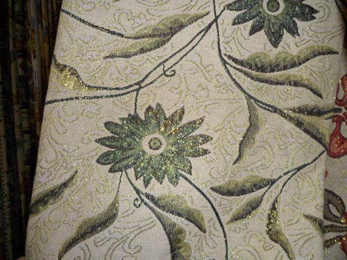sofa cloth,with gold thread