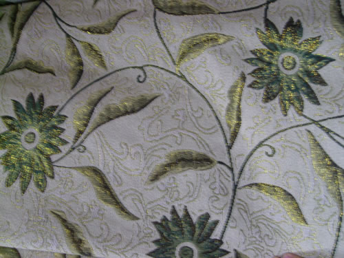 sofa cloth,with gold thread