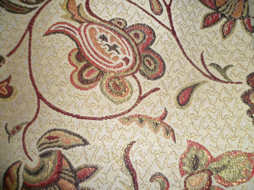 sofa cloth,with gold thread