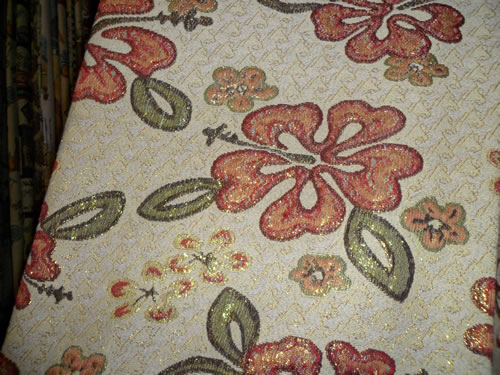 sofa cloth,with gold thread
