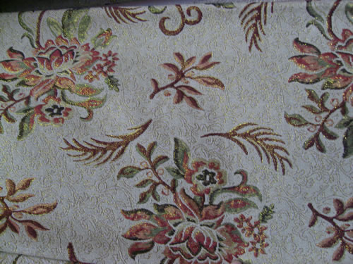 sofa cloth,with gold thread
