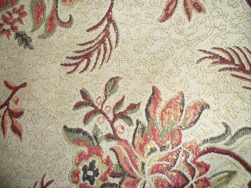 sofa cloth,with gold thread
