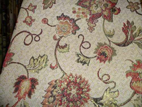 sofa cloth,with gold thread