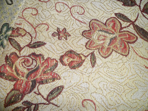 sofa cloth,with gold thread