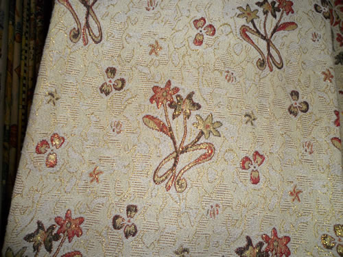 sofa cloth,with gold thread
