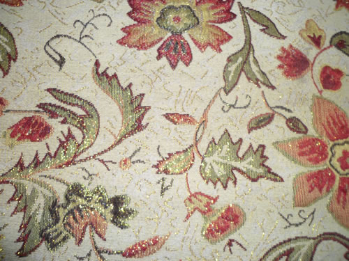 sofa cloth,with gold thread