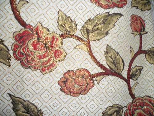 sofa cloth,with gold thread